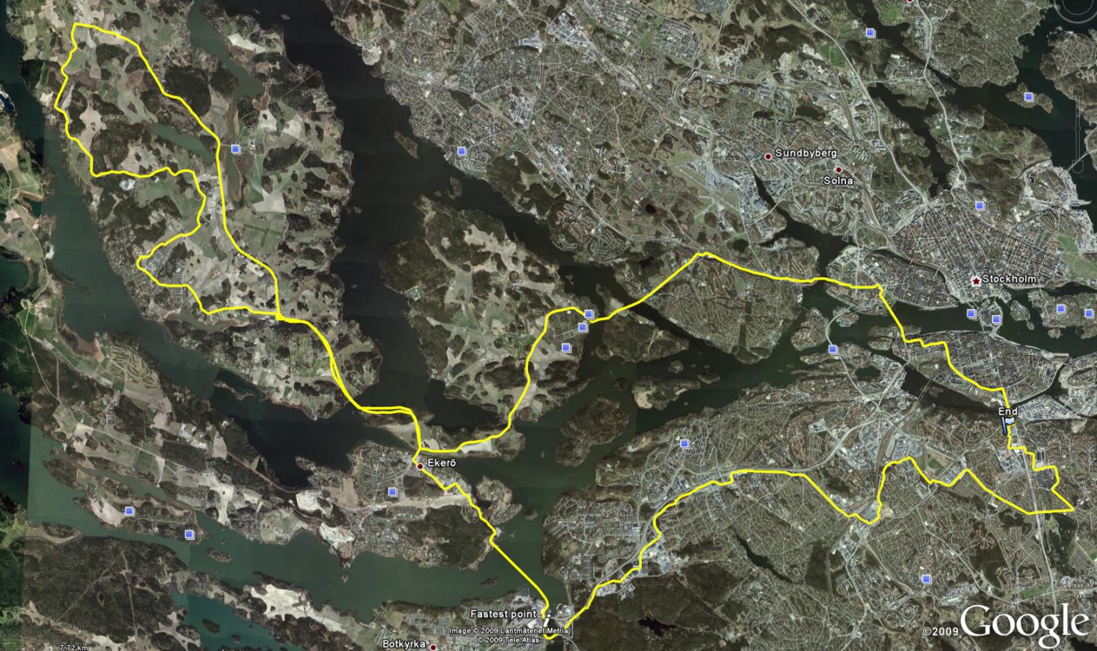 Klassisk åtta Gullmarsplan-Färingsö