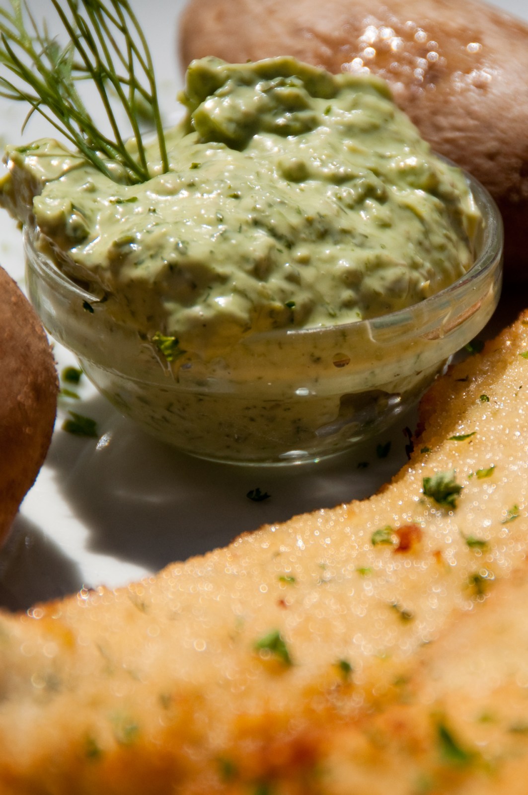 stekt fisk dressing fish & chips