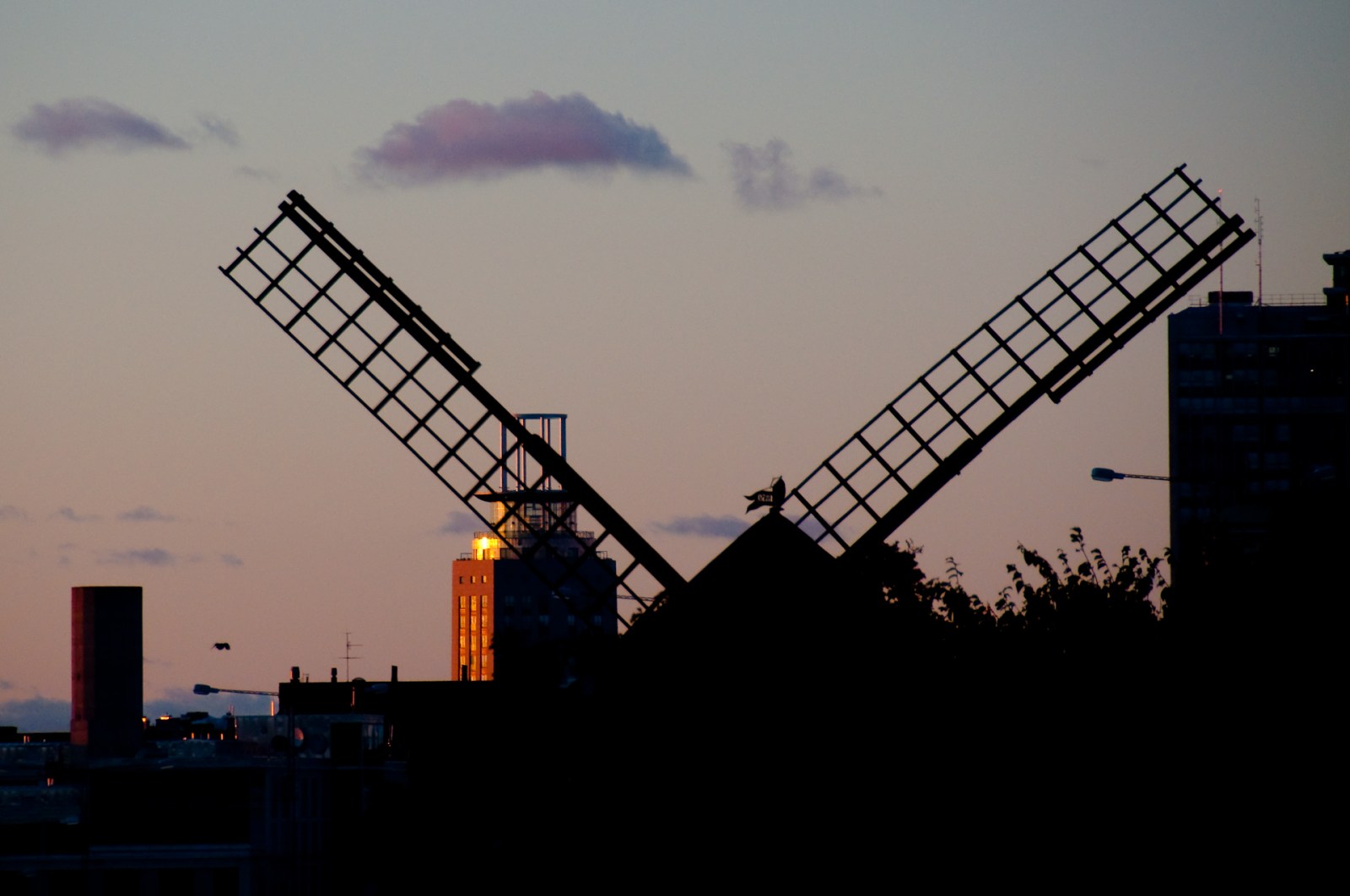 Gullmarsplan solnedgång kvarnen haglunds torn