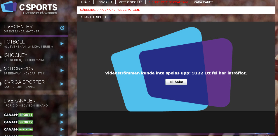 Csports - världens mest inkompetenta företag